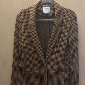 Soft houndstooth blazer